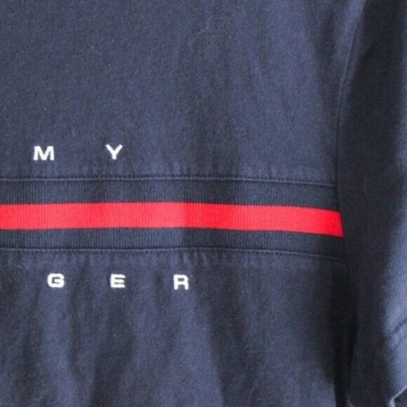 Tommy Hilfiger Women's Signature Stripe Graphic Tee Short Sleeve Crew Neck Small - Picture 4 of 7